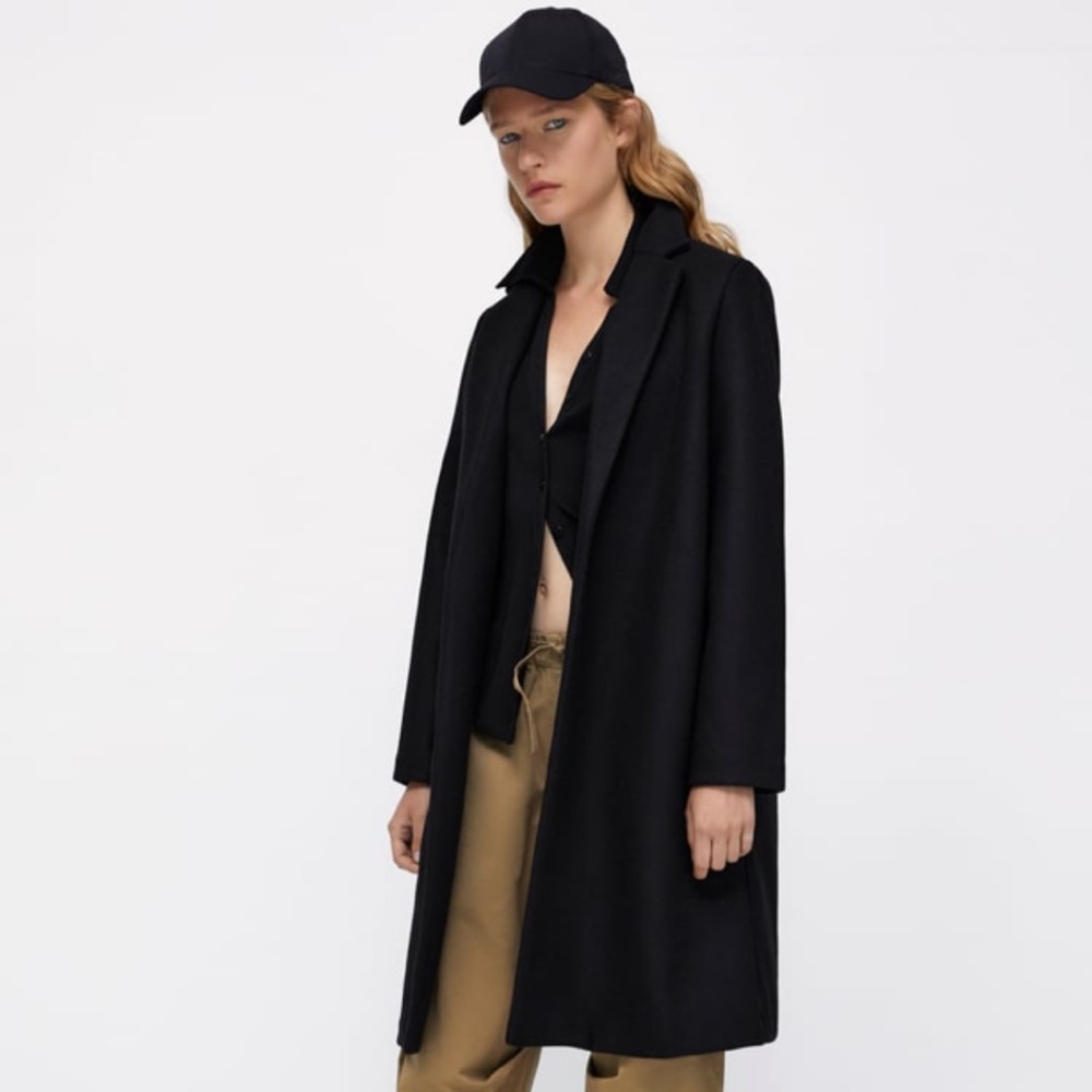 Zara Black Long Coat